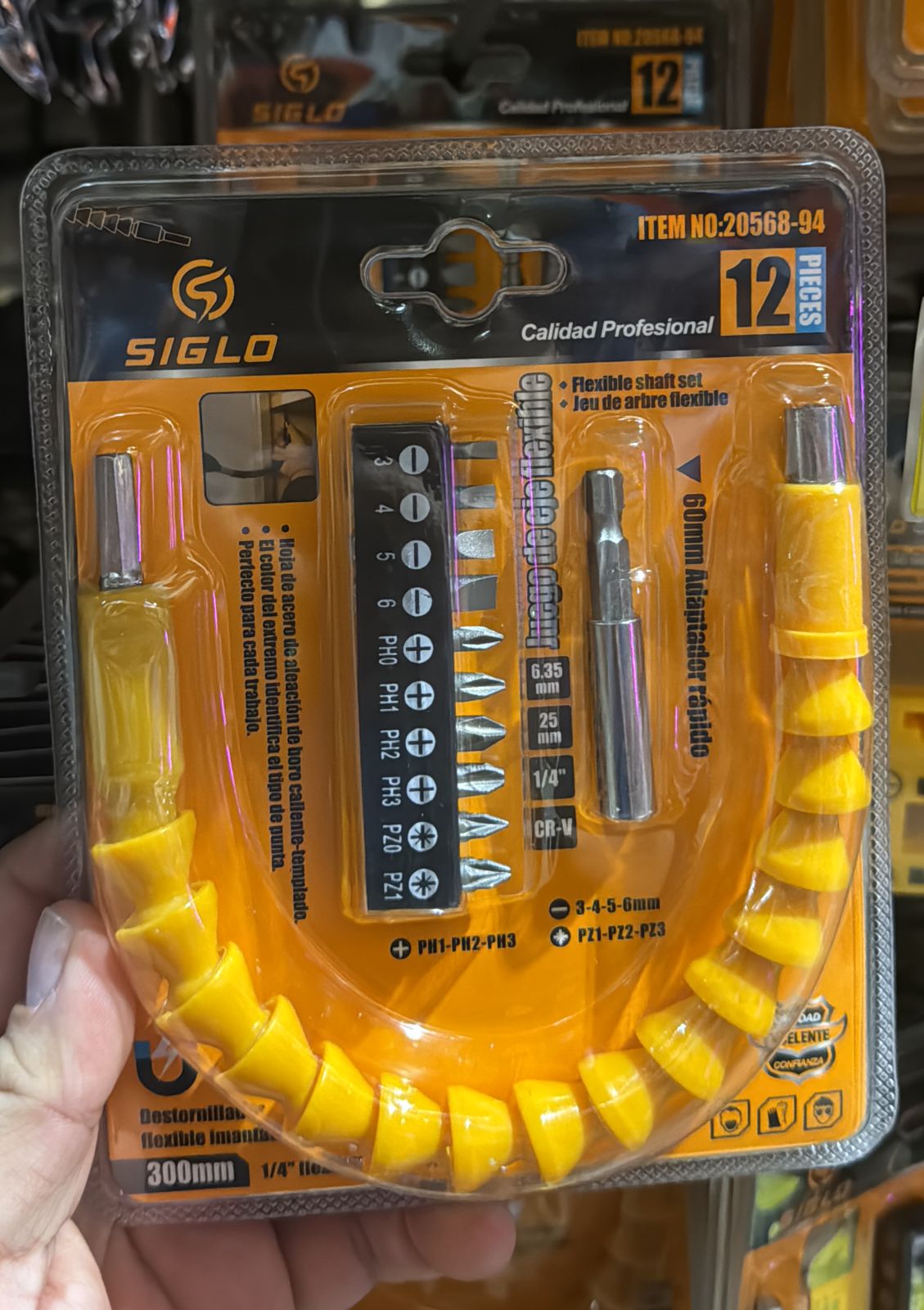 EXTENSOR DE DRILL DESTORNILLADOR ORUGA